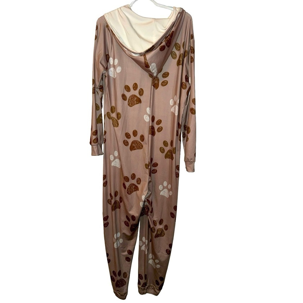 NWT- Pixie Lady paw print 🐾 🐾 footless pajamas. - Picture 2 of 3